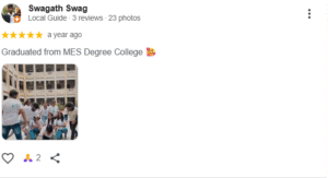 mes pu college malleswaram reviews