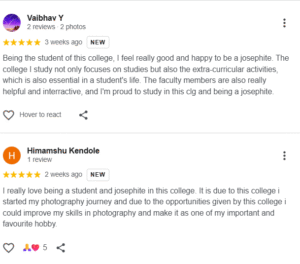 st. joseph's pu college reviews