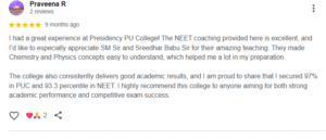 presidency pu college hebbal reviews