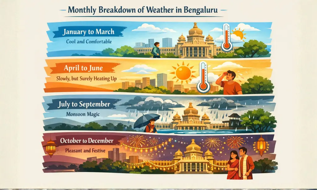 Monthly Breakdown of Weather in Bengaluru