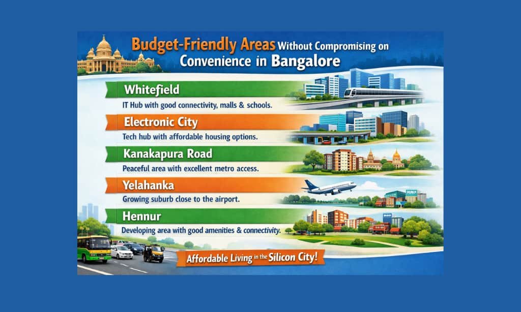 Budget friendly areas to stay in Bangalore with good connectivity