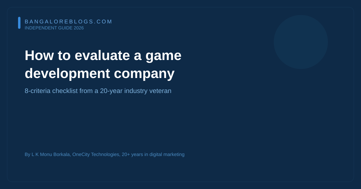 Game development outsourcing India vs Eastern Europe 2026 — cost, quality, timezone, and communication comparison